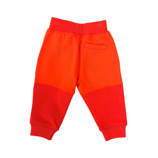 Burberry Orange Jogger Trousers with White Horse Logo