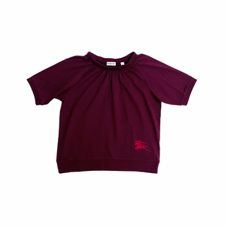 Burberry Maroon Shirt with Red Horse embroidery