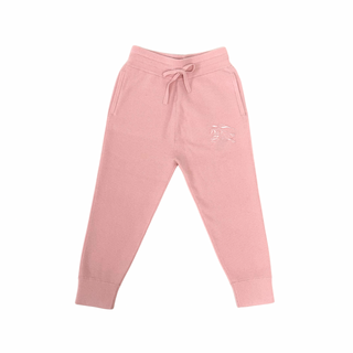 Burberry Baby Pink Cashmere Jogger Pants