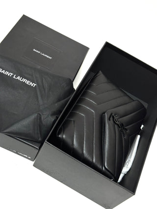 Saint Laurent Black Loulou Small Shouder Bag