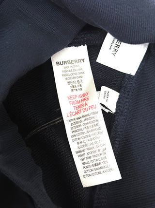 Burberry Navy Script Logo Jogger