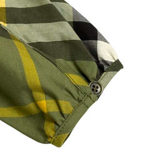 Burberry Green Classic Caro Patch Dress