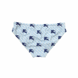 Burberry Blue with Iconic Horse Logo Male Swim Brief