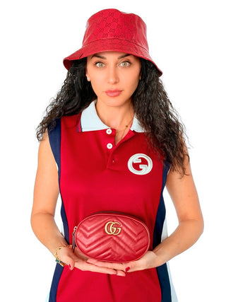 Gucci Red GG Bucket Hat