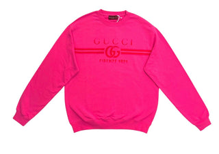 Gucci Pink Sweater With Print Firenzi