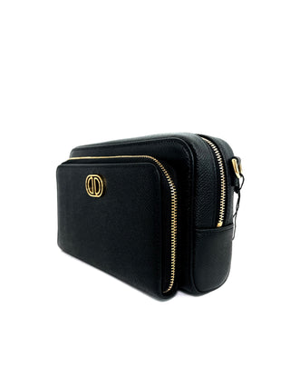 Dior Black Caro Double Pouch