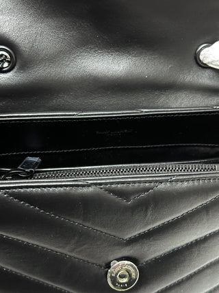 Saint Laurent Black Loulou Small Shouder Bag