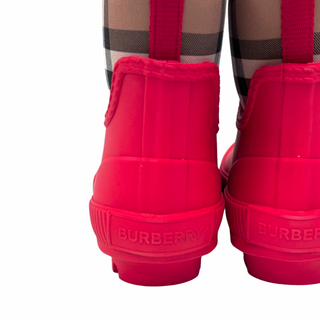 Burberry Red Classic Rain Boots