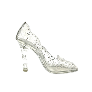 Dolce and Gabbana Silver PVC Crystal Embellishments