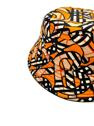 Burberry Orange TB Logo Bucket Hat