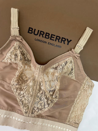 Burberry Beige Skin Colour Crop Bra