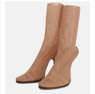 Burberry Beige Socks Boots