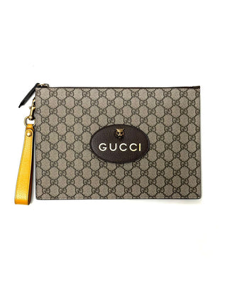 Gucci Pouch With Yellow Hand Strap