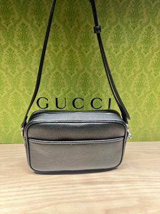 Gucci Logo Leather Crossbody Bag