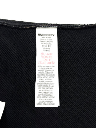 Burberry Black with Classic Design sides Skirt