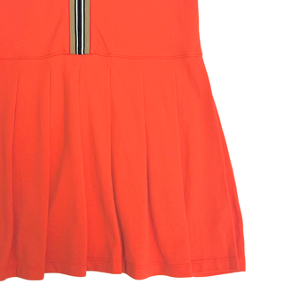 Burberry Orange Icon Stripe Polo Dress