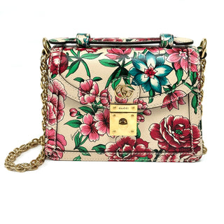 Gucci Flower Chain Shoulder Bag Multi Color