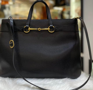 Gucci Bright Bit Top Handle Tote Bag in Leather