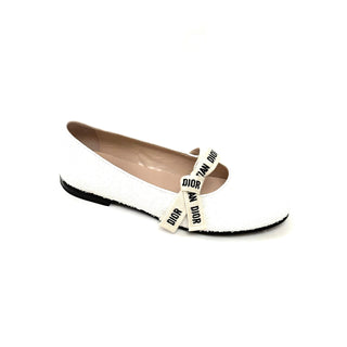 Christian Dior White Ballerina