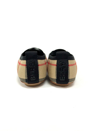 Burberry Classic Vintage Caro Design Ballerinas