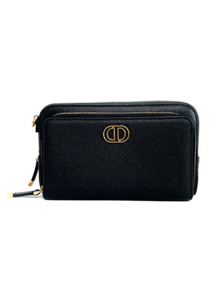 Dior Black Caro Double Pouch