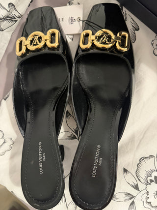 Louis Vuitton Black Heels