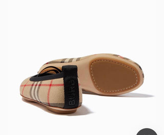 Burberry Classic Vintage Caro Design Ballerinas