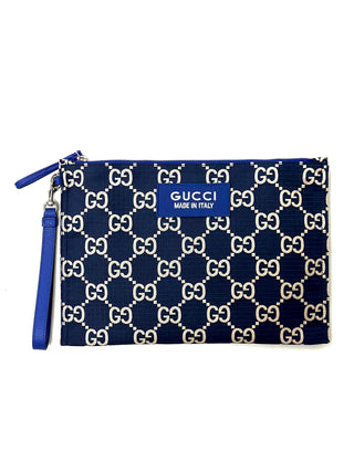 Gucci Canvas Pouch with hand strap