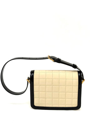 Saint Laurent Small Solferino Satchel Bag in Beige