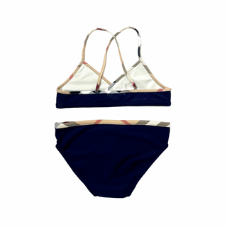 Burberry Navy Blue Classic Design Bikini