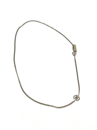 Burberry Silver TB Necklace