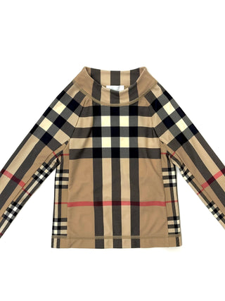 Burberry Classic Vintage Design Sun Protection Swim Shirt