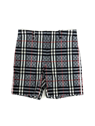 Burberry Grey Classic Caro Patch Shorts