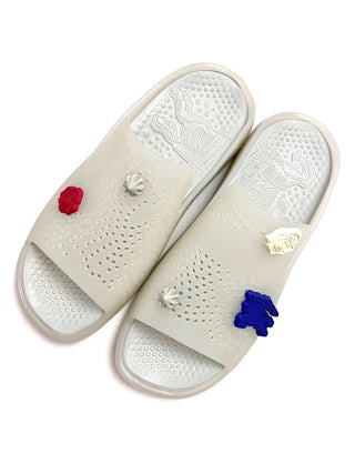 Burberry Rubber Jelly Sandals in Ice Blue