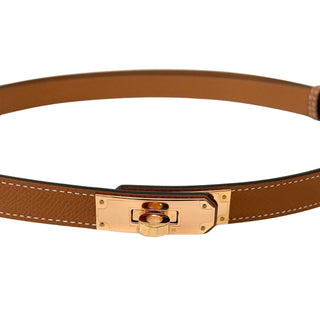Hermes Kelly 18 Belt Gold