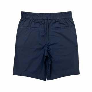 Burberry Navy Blue Horse Logo Embroidered Shorts