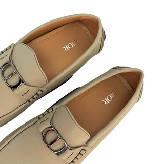 Dior Odeon Loafer Beige Grained Calfskin
