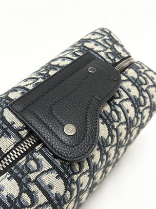 Dior Toiletry Pouch Black Dior Oblique Jacquard