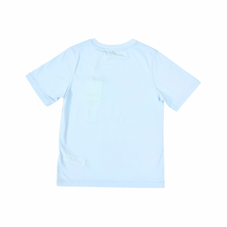 Burberry Baby Blue Round Horse Logo T‘shirt