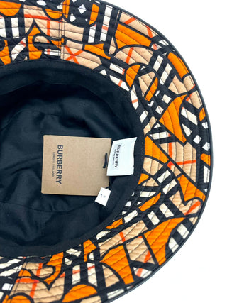 Burberry Orange TB Logo Bucket Hat