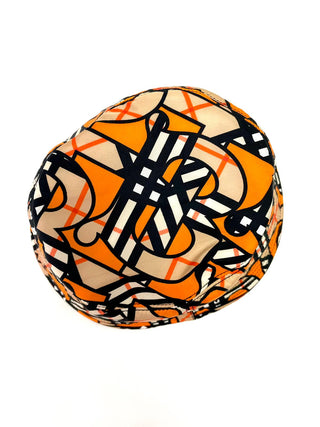 Burberry Orange TB Logo Bucket Hat