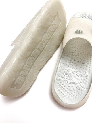 Burberry Rubber Jelly Sandals in Ice Blue