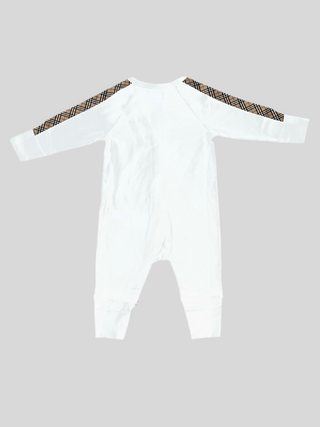 Burberry White Classic 3 Pieces Onesie Baby Gift Set