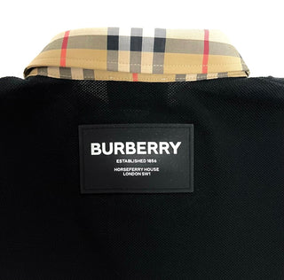 Burberry Classic Vintage Detailed Black Polo Dress