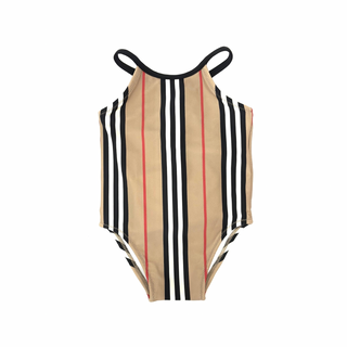 Burberry Classic Stripes Down Swimsuit