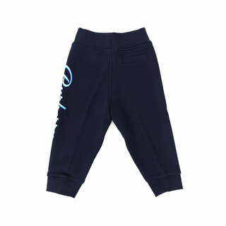 Burberry Navy Script Logo Jogger
