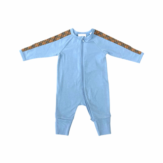 Burberry Baby Blue Classic 3 Pieces Onesie Baby Gift Set