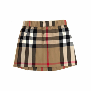 Burberry Classic Vintage Design Elastic Waist Skirt