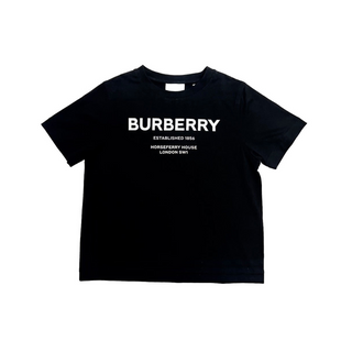 Burberry Black white Brand name T‘shirt