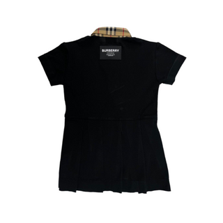 Burberry Classic Vintage Detailed Black Polo Dress